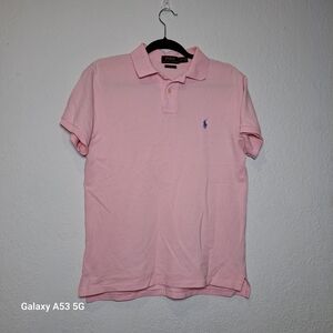Ralph Lauren Pink Slim Fit Polo